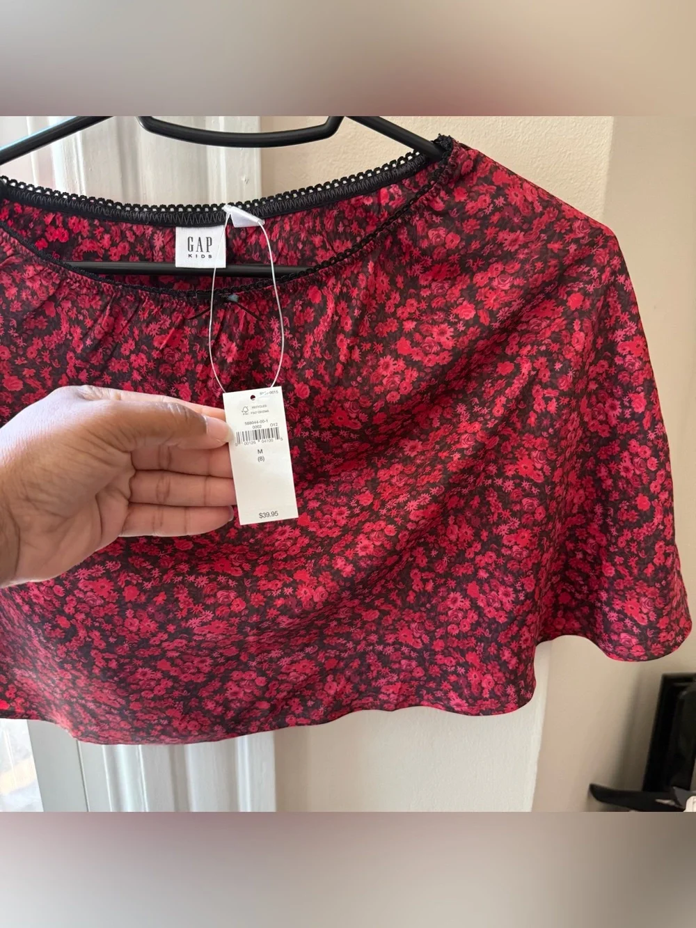 GAP Kids Girl’s Pink Floral Circle Skater Skirt Size M (8) New with Tag!